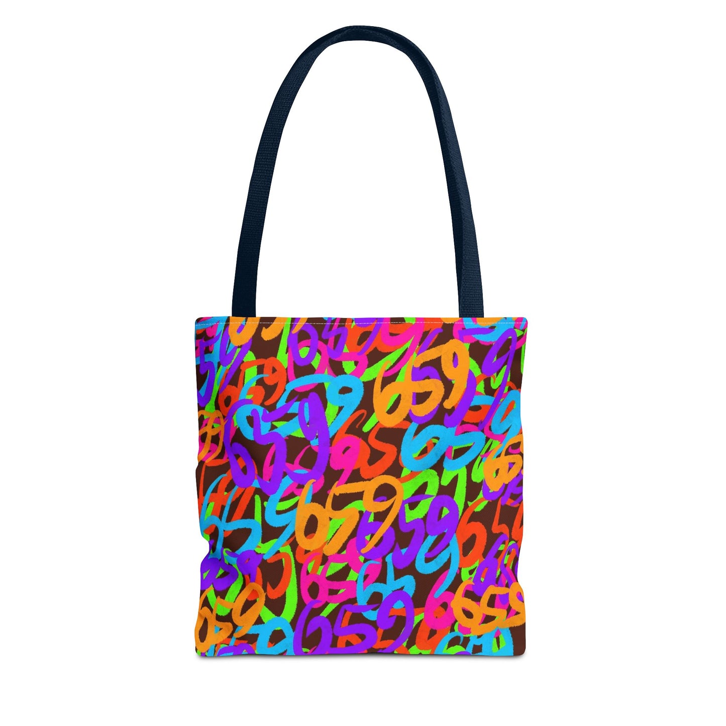659 Graffiti Tote Bag (AOP Brown)