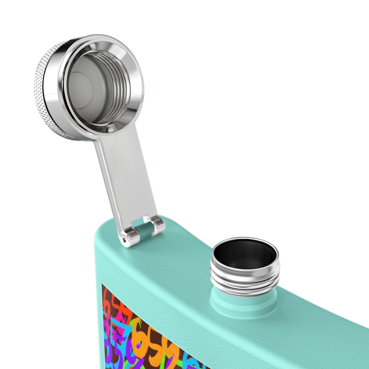 659 Graffiti Stainless Steel Flask, 6oz
