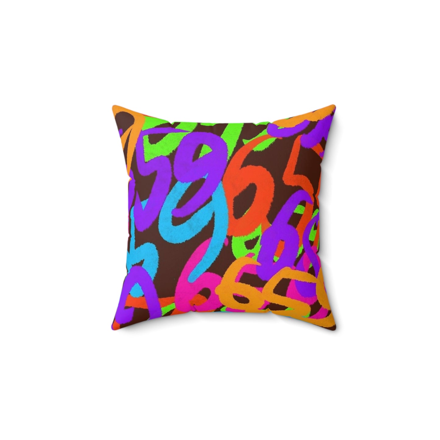 659 Graffiti Square Pillow