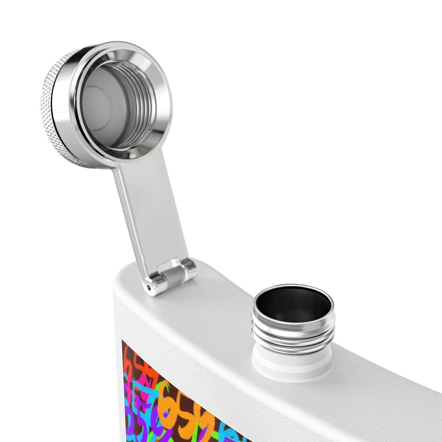 659 Graffiti Stainless Steel Flask, 6oz