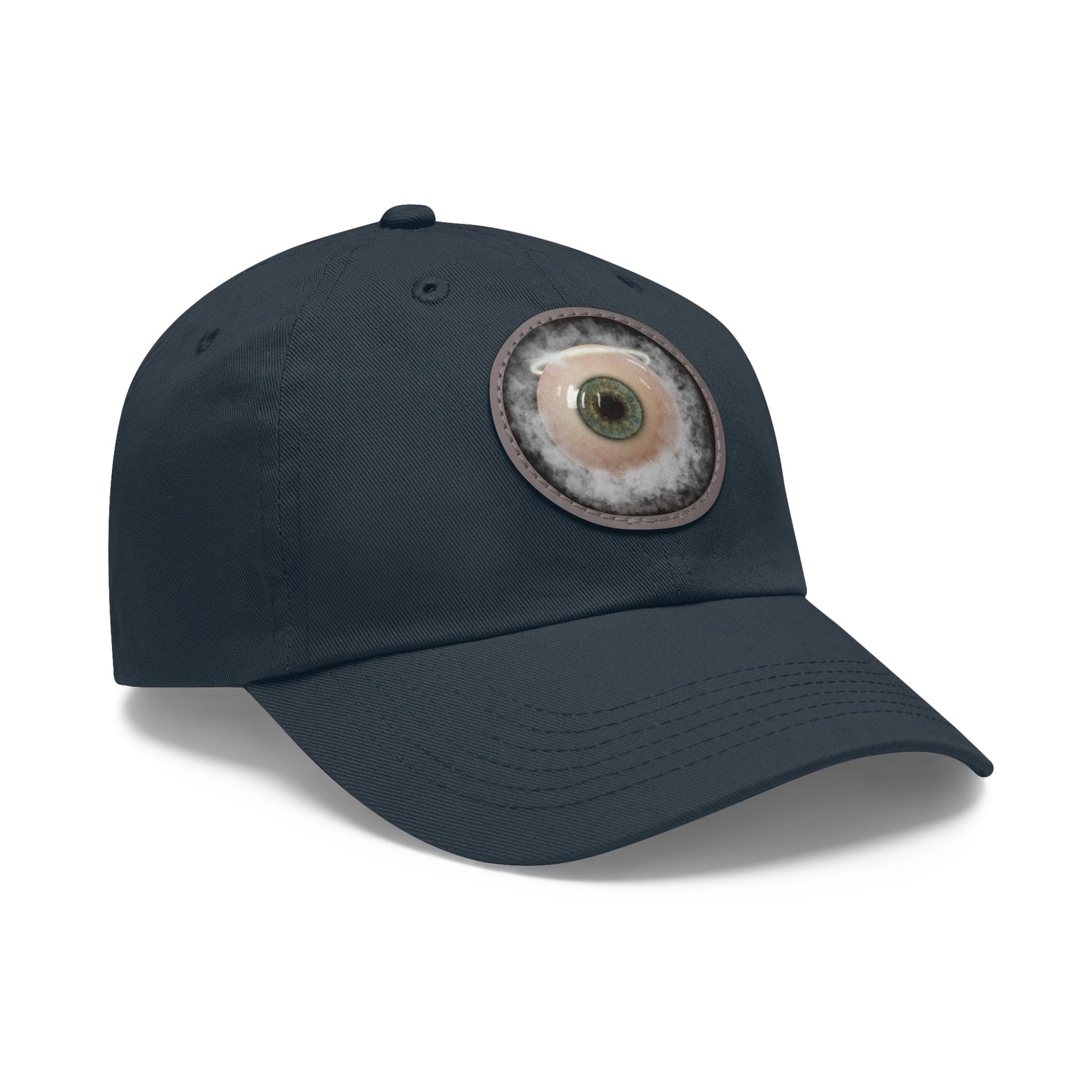 659 Saint's 3rd Eye Dad Hat with Leather Patch (Round)