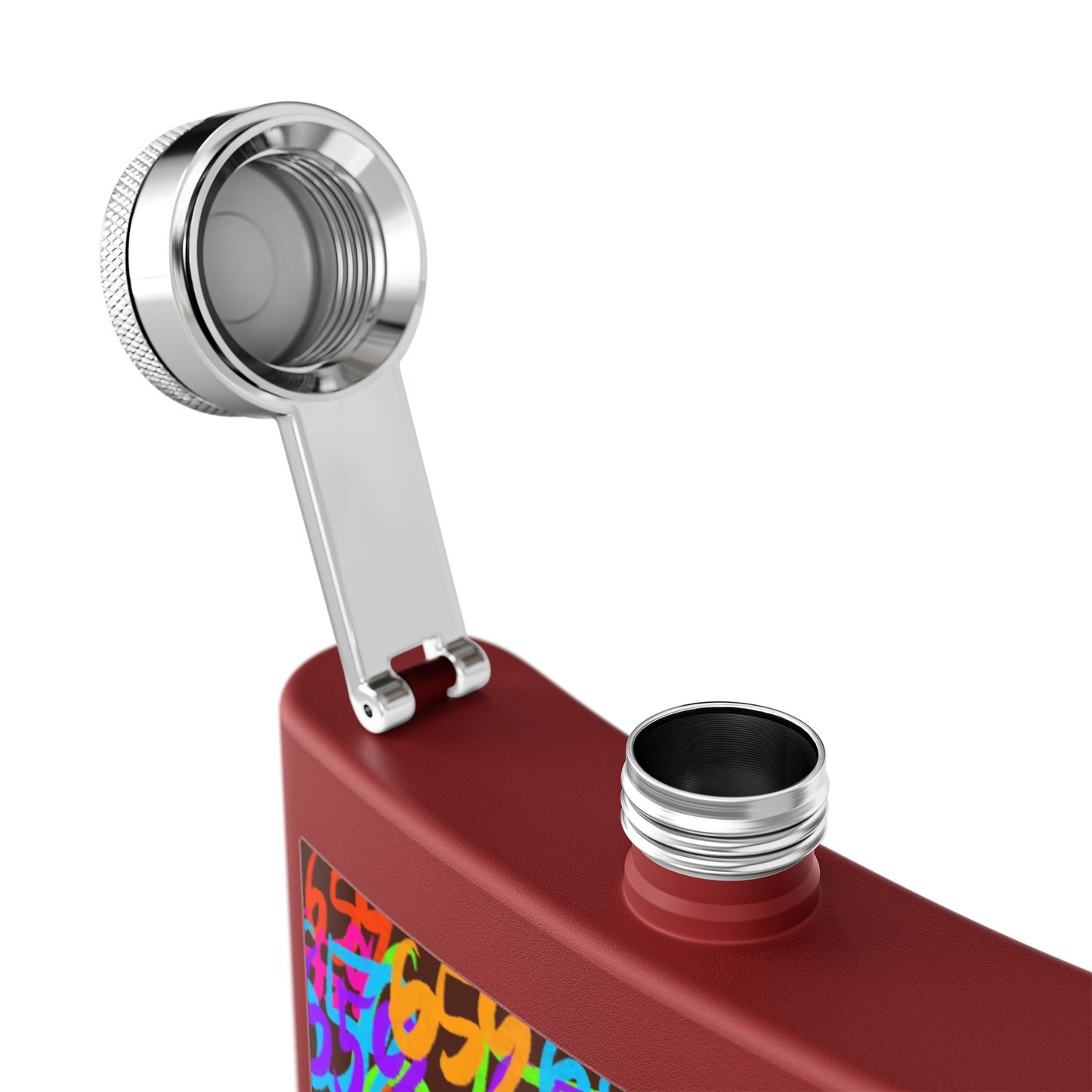 659 Graffiti Stainless Steel Flask, 6oz