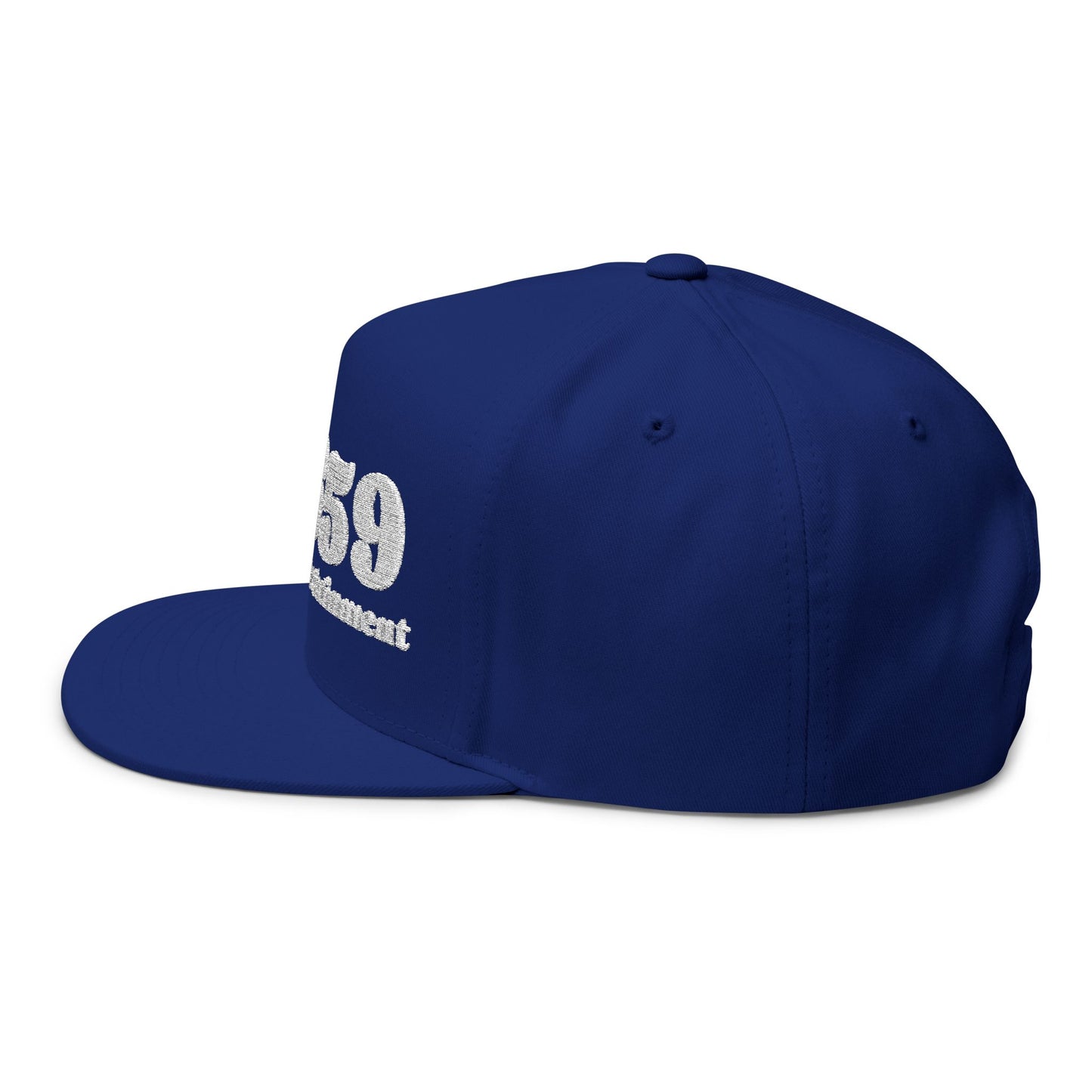 659 Vinyl Record Flat Bill Cap (Embroidery)