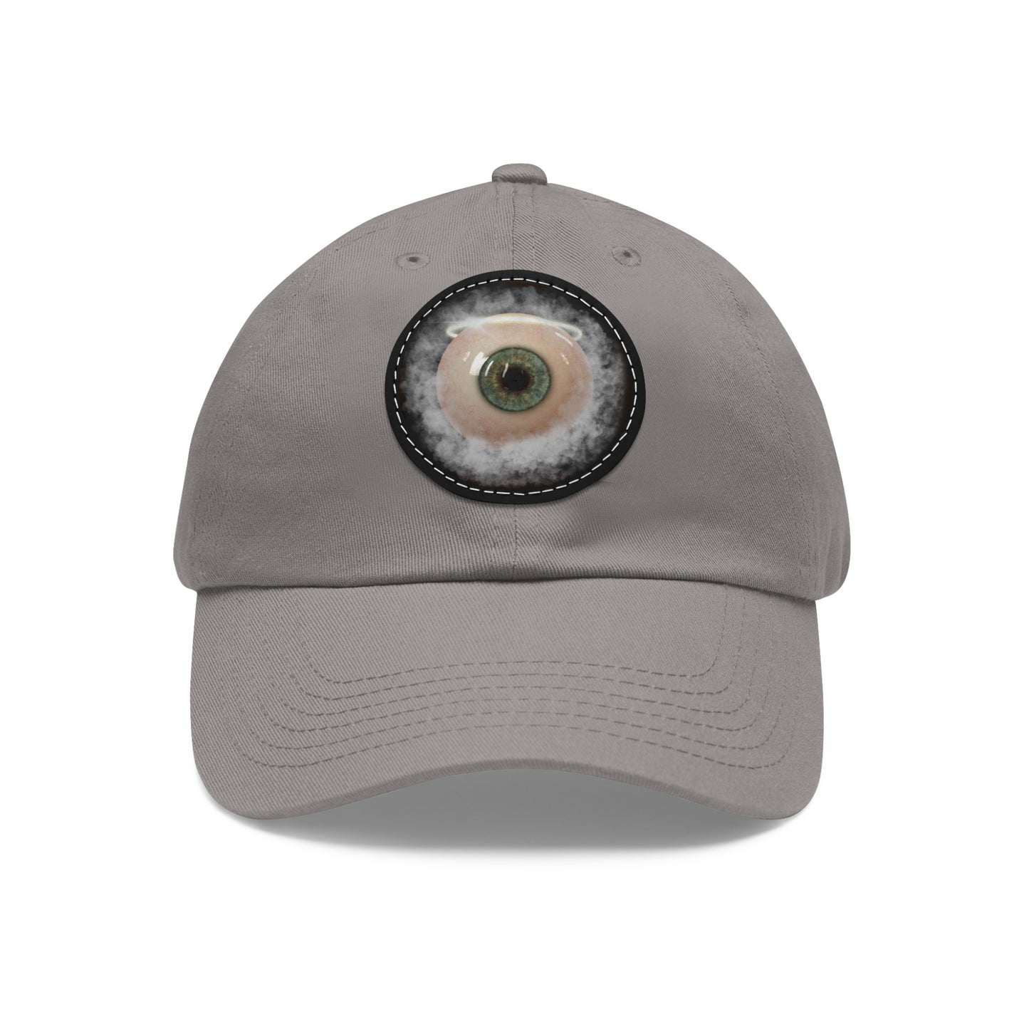 659 Saint's 3rd Eye Dad Hat with Leather Patch (Round)
