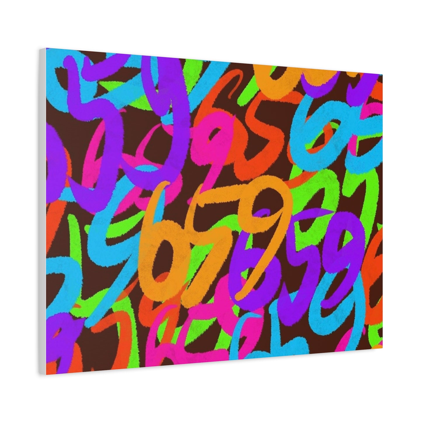 659 Graffiti Matte Canvas, Stretched, 1.25"
