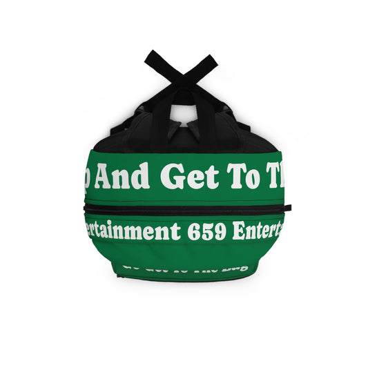 659 'Go Get The Bag' Backpack Green