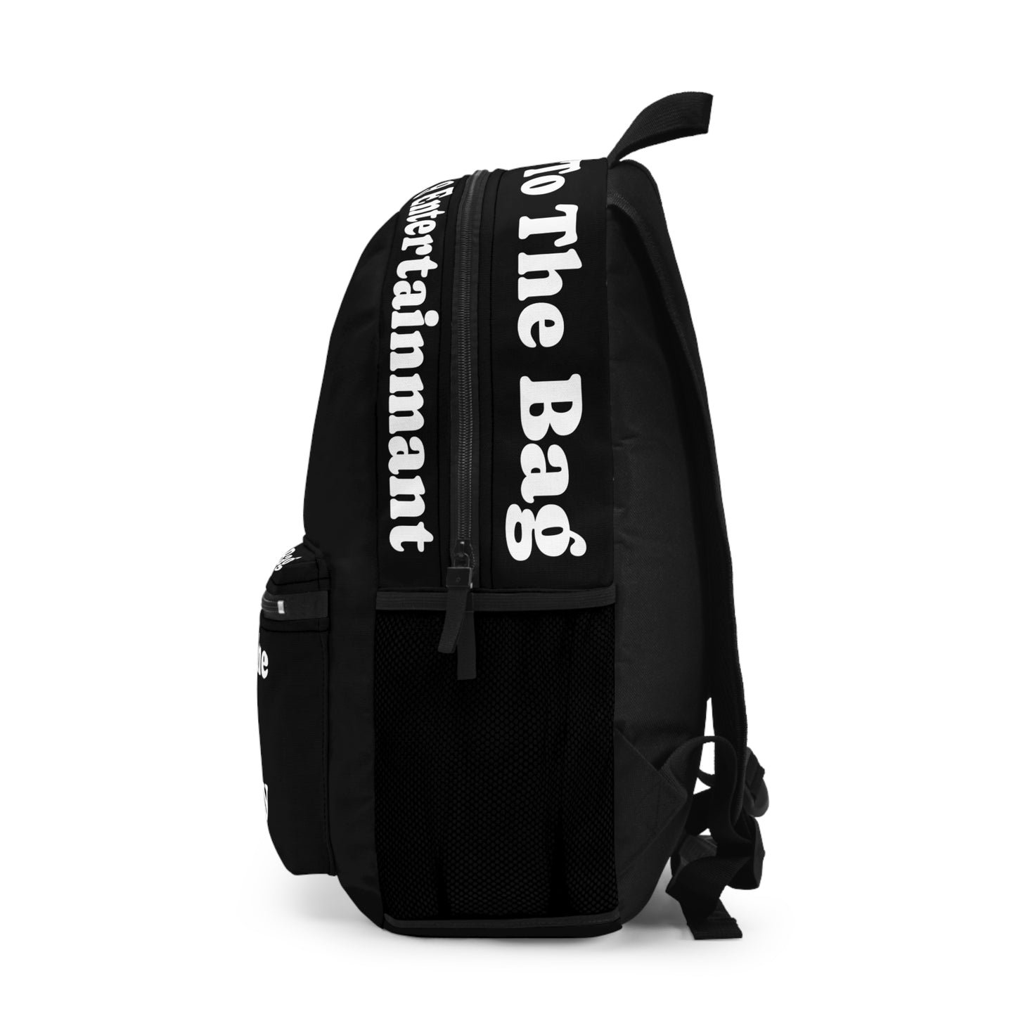 659 'Go Get The Bag' Backpack Black