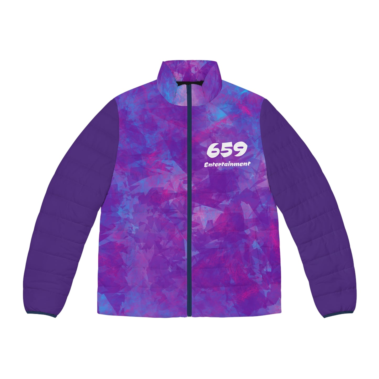 659 Men's Purple Shard Puffer Jacket