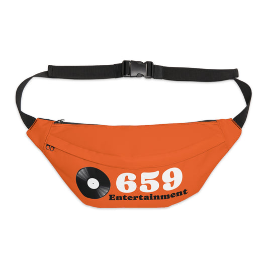 659 Vinyl Record Large Fanny Pack Orange