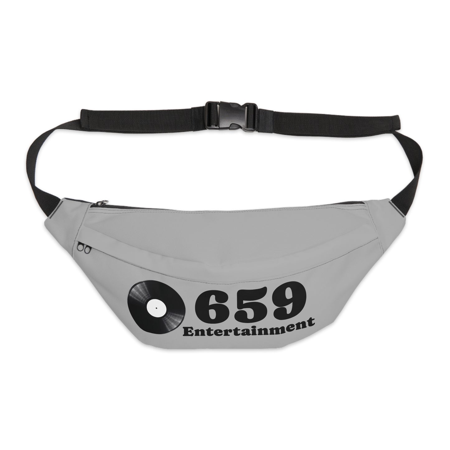 659 Vinyl Record Large Fanny Pack Grey