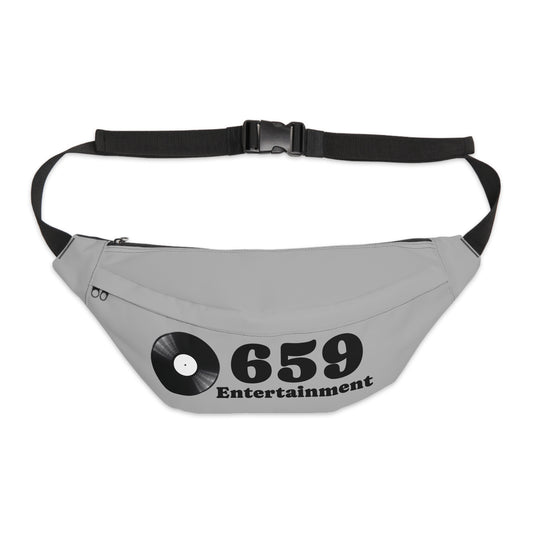 659 Vinyl Record Large Fanny Pack Grey