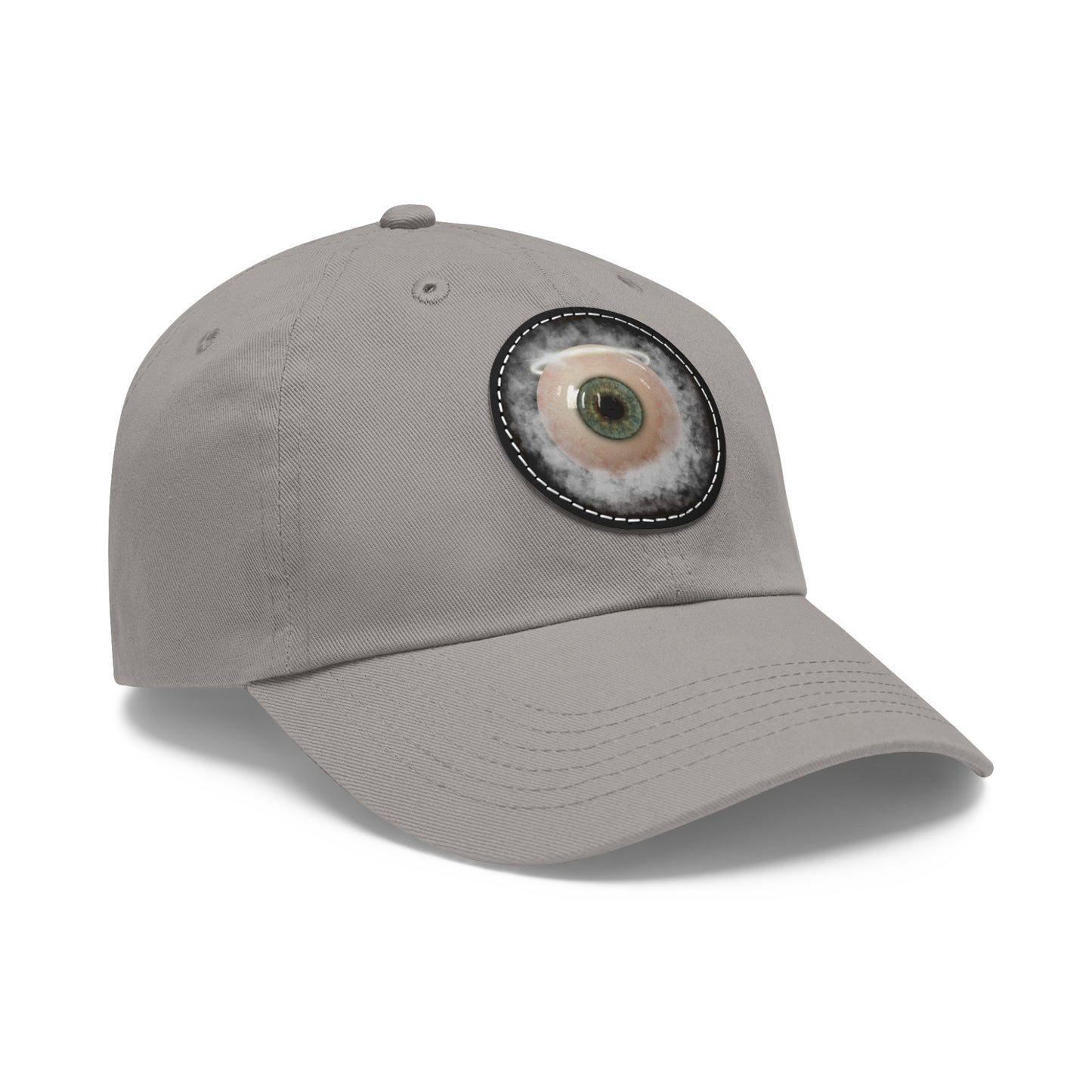 659 Saint's 3rd Eye Dad Hat with Leather Patch (Round)