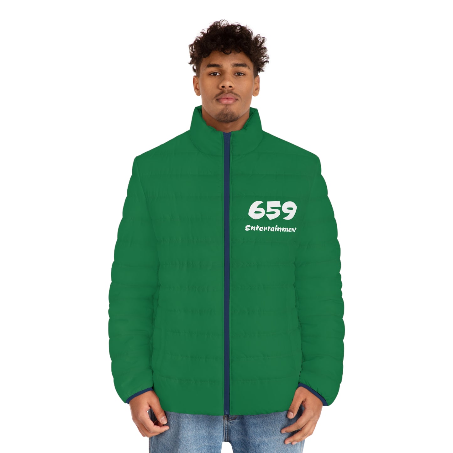 659 Men's Gang Green Puffer Jacket