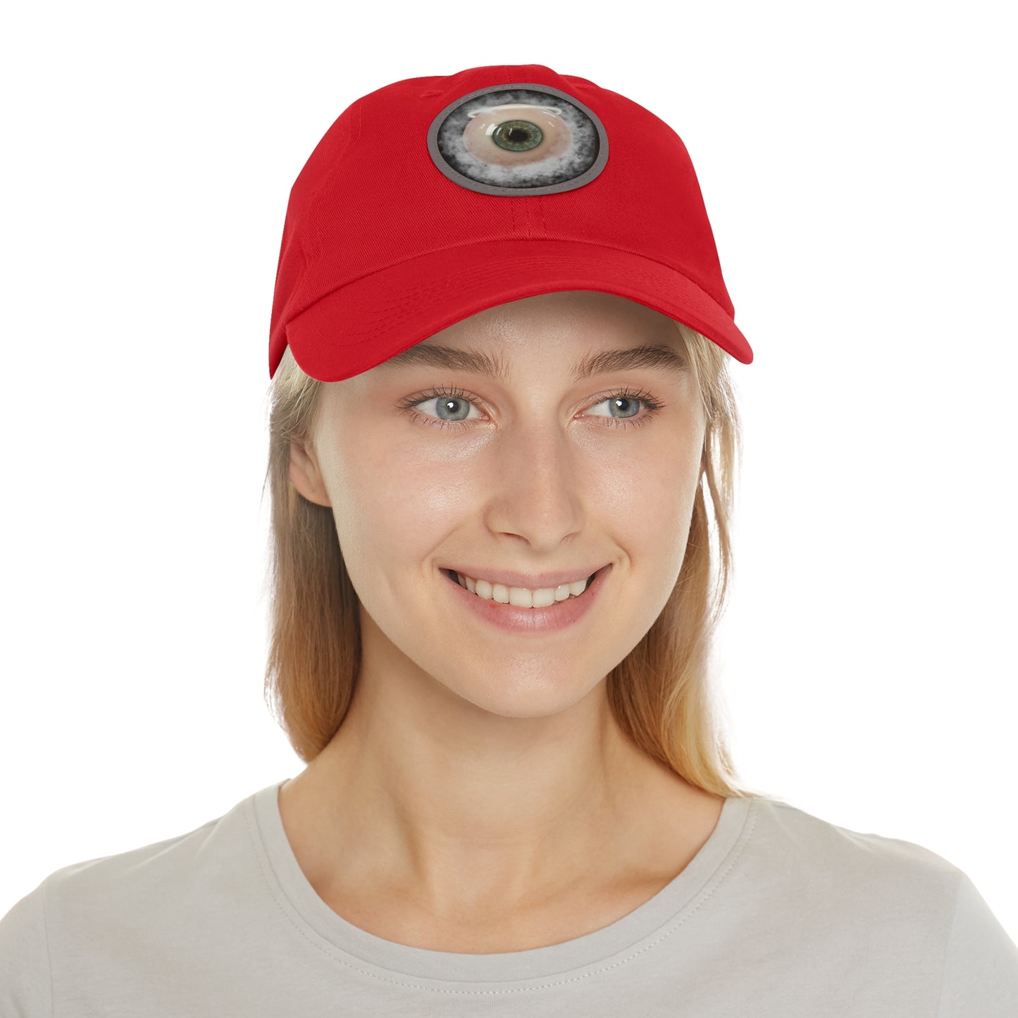 659 Saint's 3rd Eye Dad Hat with Leather Patch (Round)