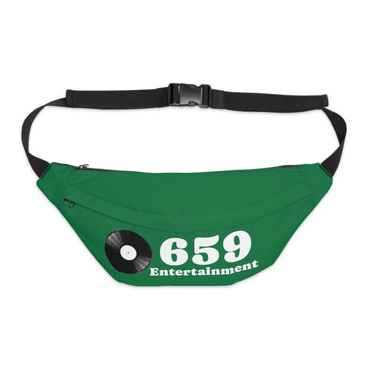 659 Vinyl Record Large Fanny Pack Green