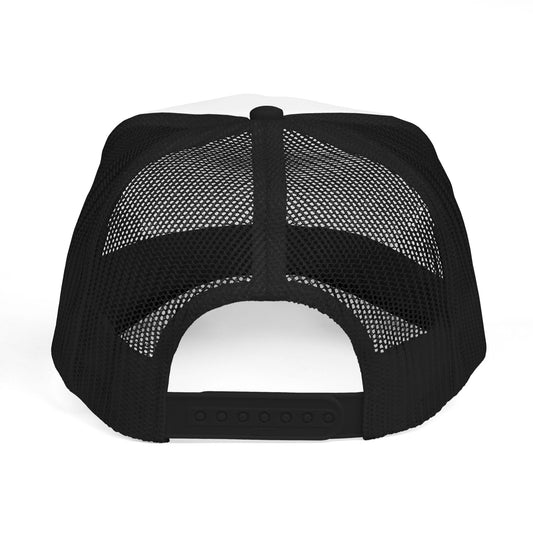 659 Black & White Trucker (Embroidery)