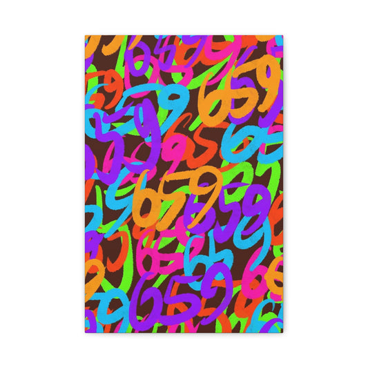 659 Graffiti Matte Canvas, Stretched, 1.25"