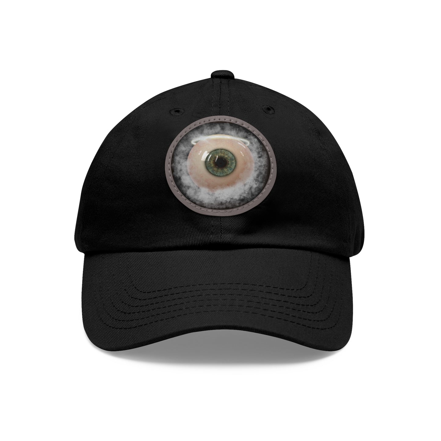 659 Saint's 3rd Eye Dad Hat with Leather Patch (Round)