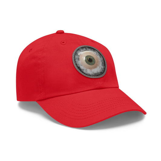 659 Saint's 3rd Eye Dad Hat with Leather Patch (Round)
