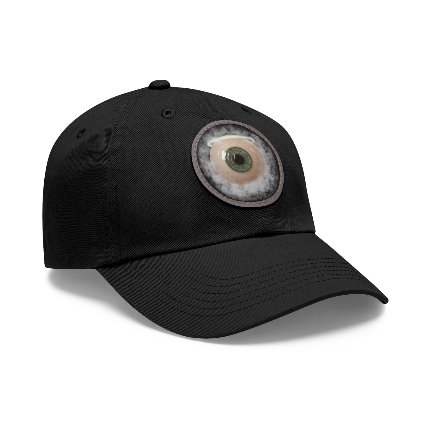 659 Saint's 3rd Eye Dad Hat with Leather Patch (Round)