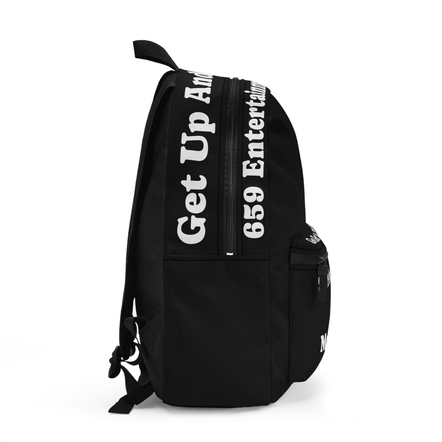 659 'Go Get The Bag' Backpack Black