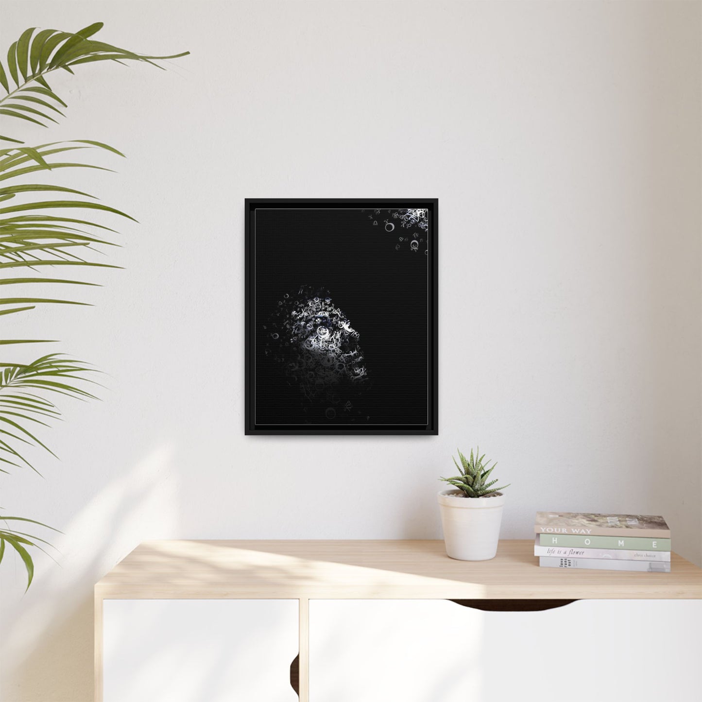 Matte Canvas, Framed (Multi-color)