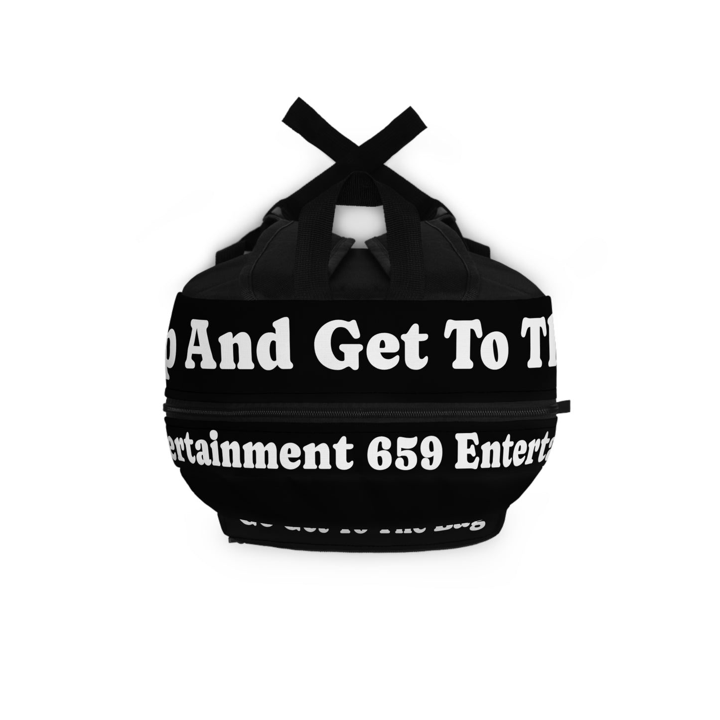 659 'Go Get The Bag' Backpack Black