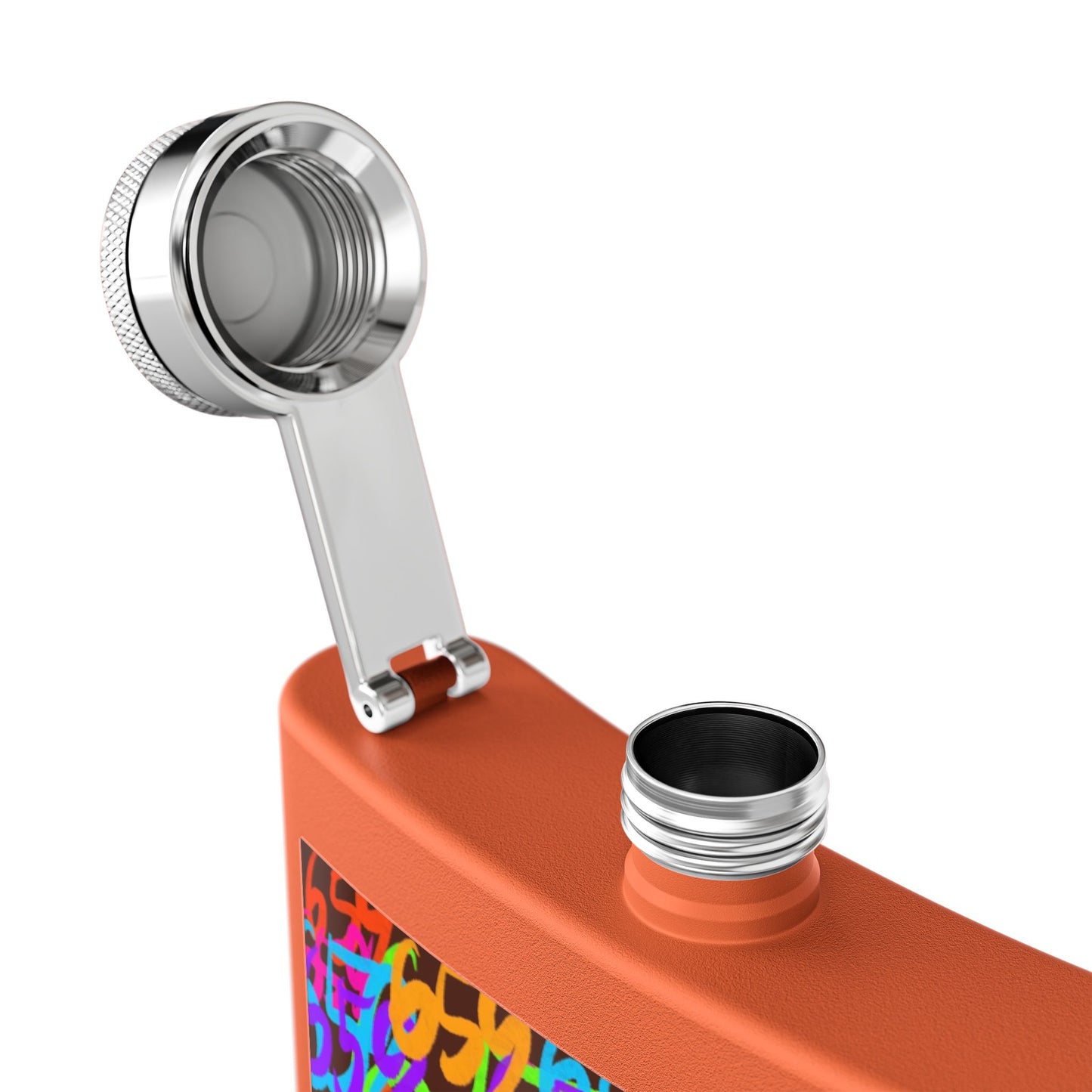 659 Graffiti Stainless Steel Flask, 6oz